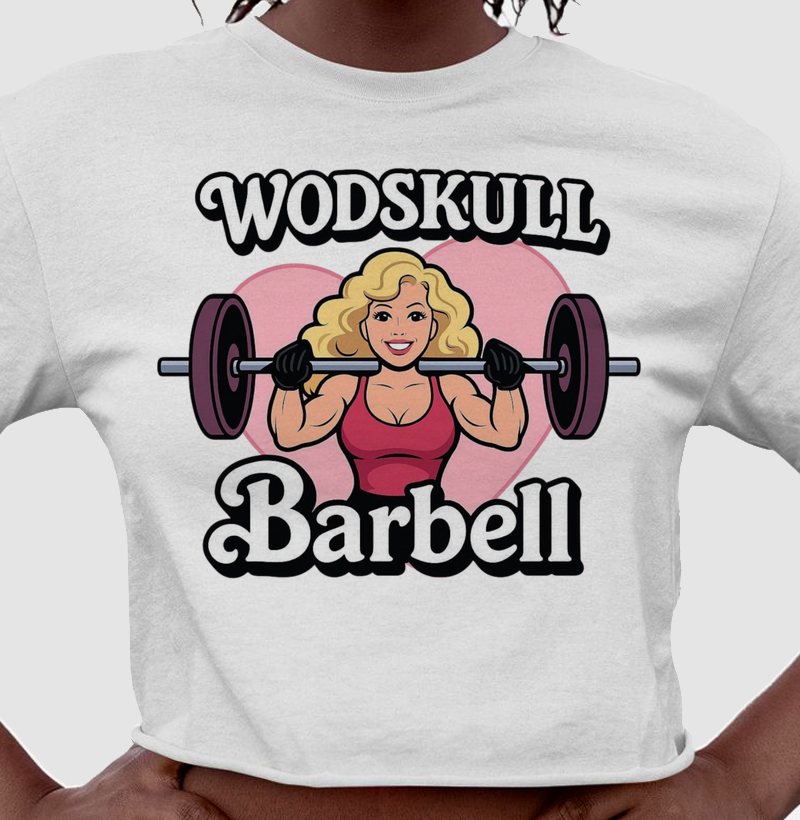 Cropped Wodskull Barbell
