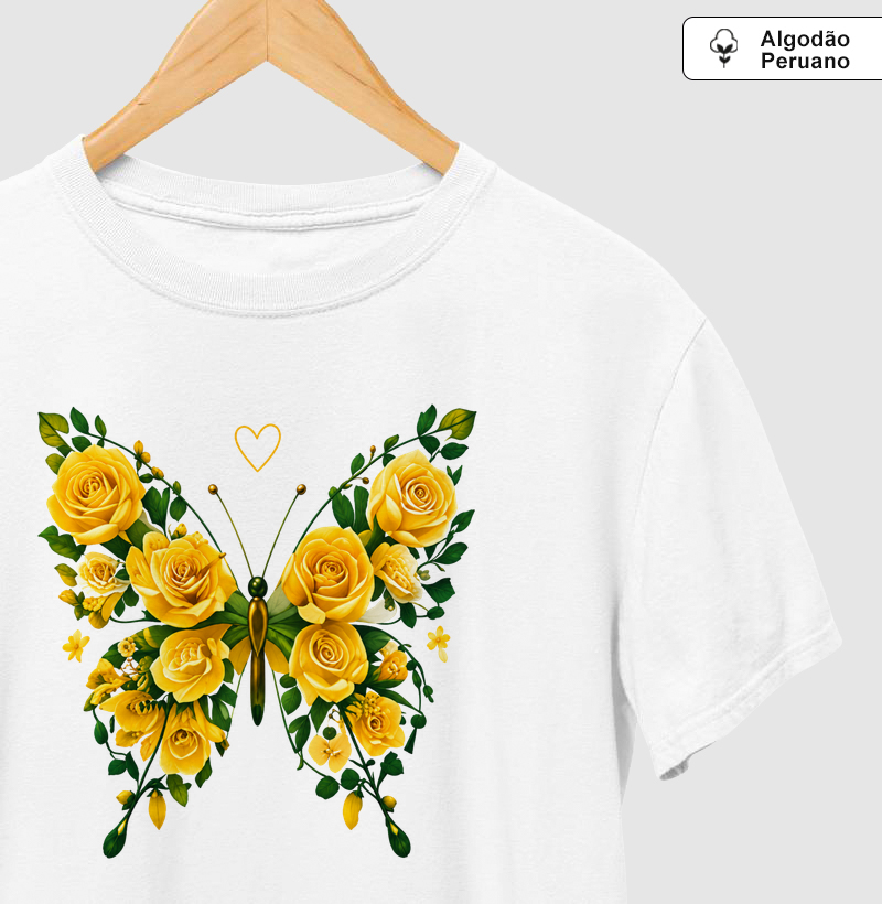 Camiseta Liberdade que floresce