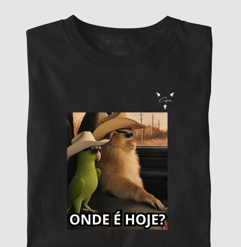 "Onde e hoje?"