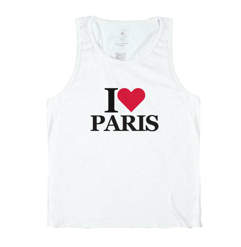 Camiseta Viagem - I Love Paris