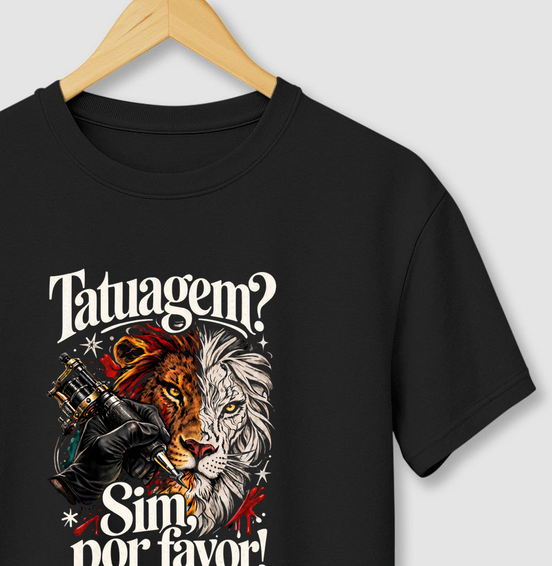 Tatuagem, por favor.