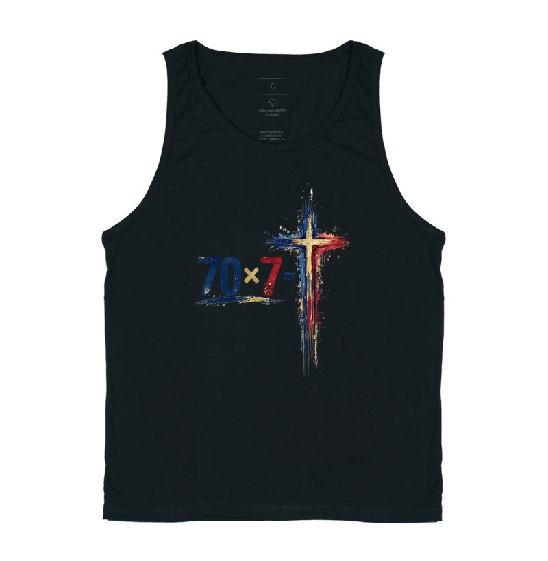 Camiseta 70×7 — O Amor que Perdoa