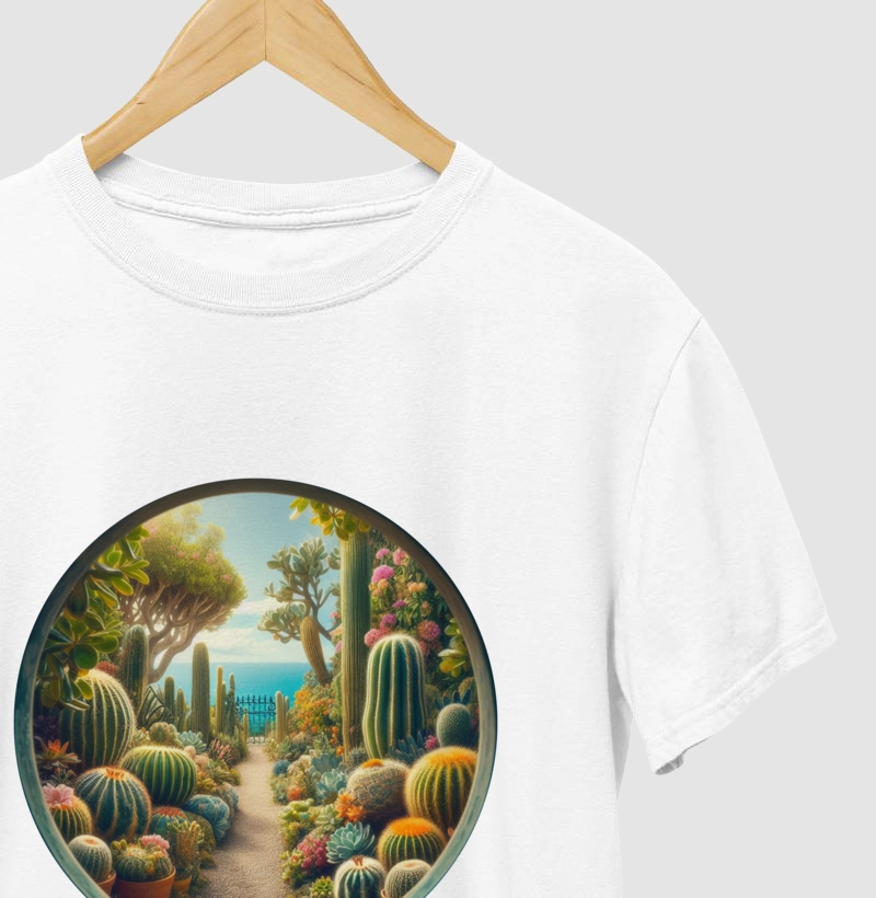 Camiseta Jardim Secreto de Cactos