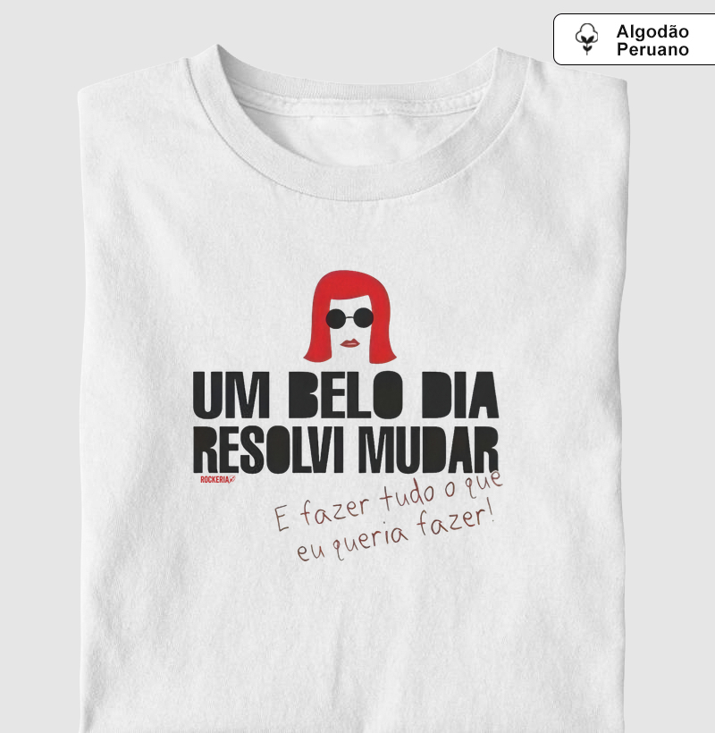 Camiseta Algodão Peruano Rita Um Belo Dia