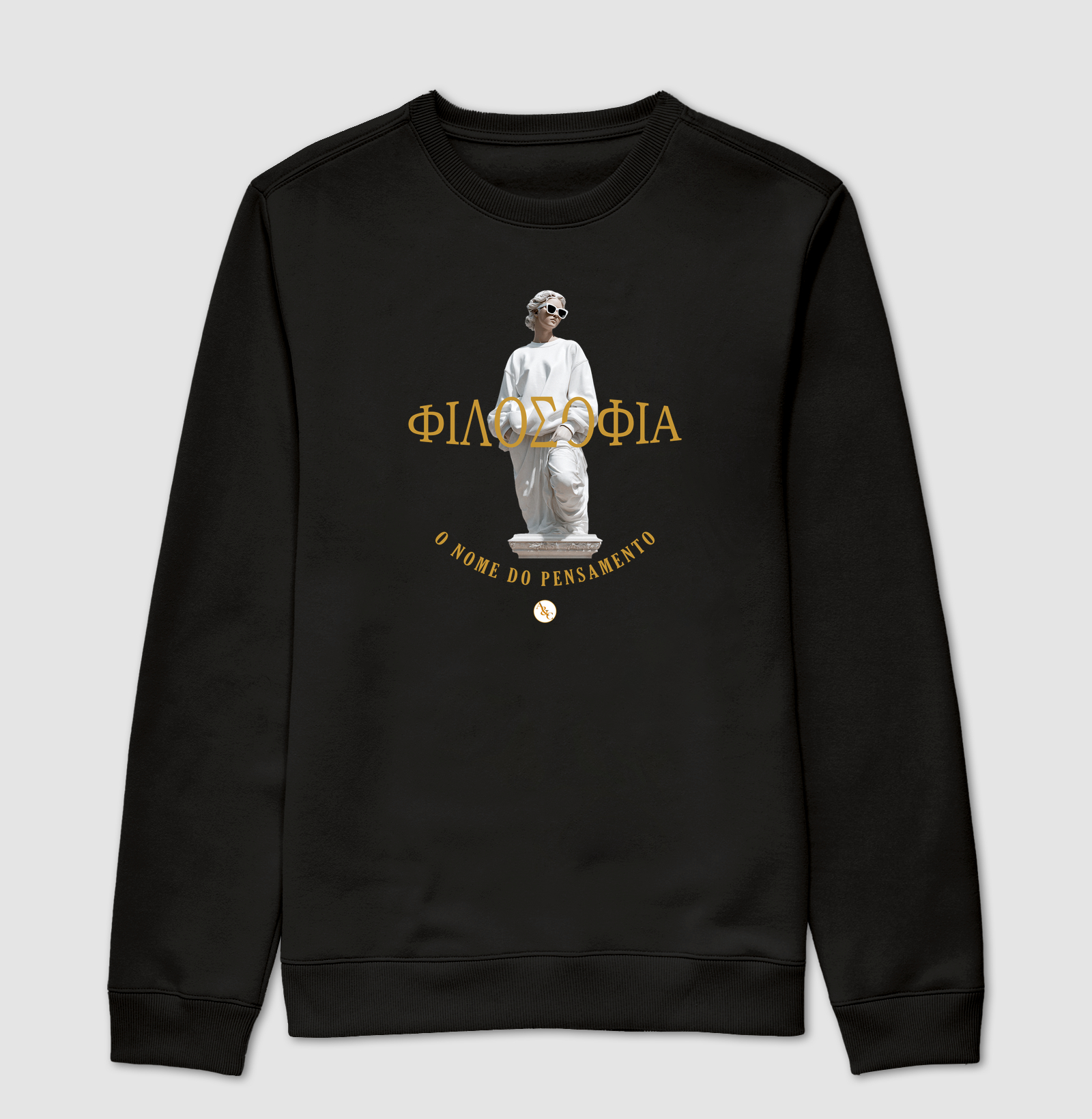 "O Nome do Pensamento" — Estampa Filosofia Grega & Streetwear