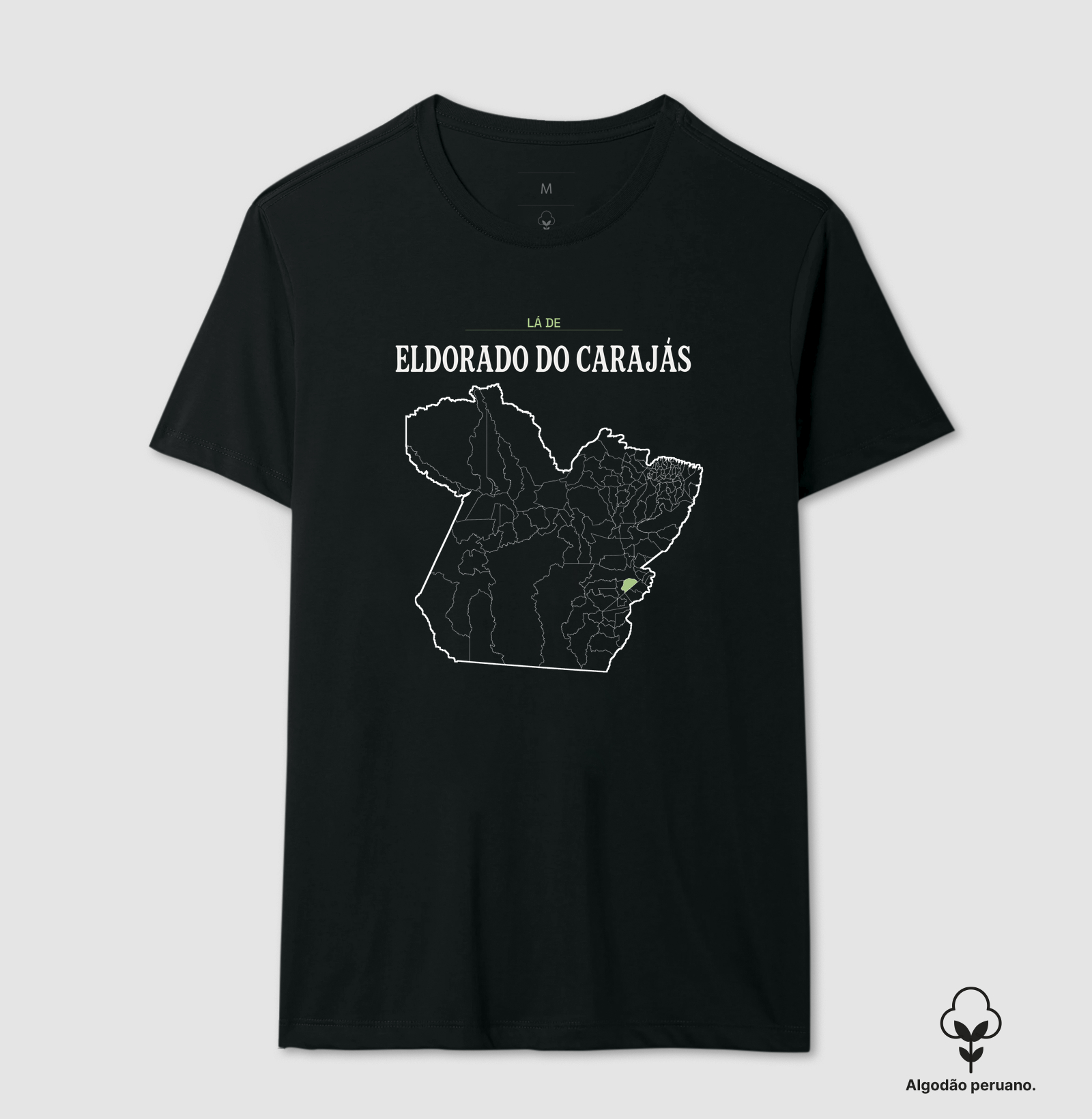 Eldorado do Carajás | Território PA - Camiseta Algodão Peruano