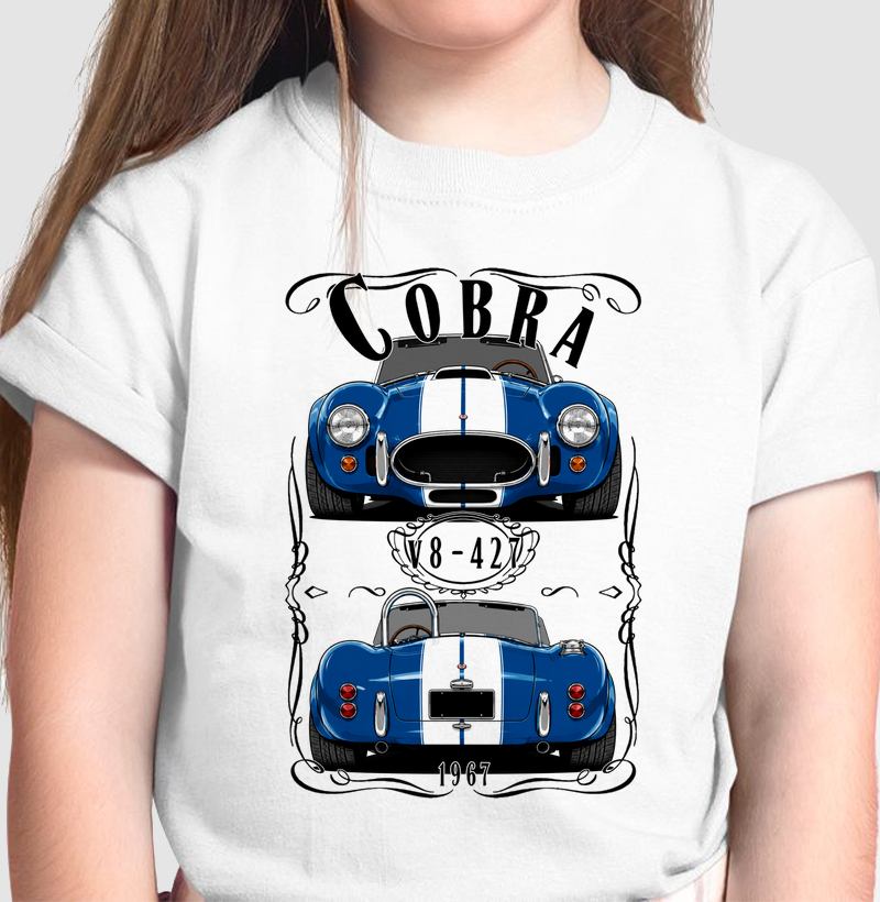 Camiseta infantil Cobra vintage