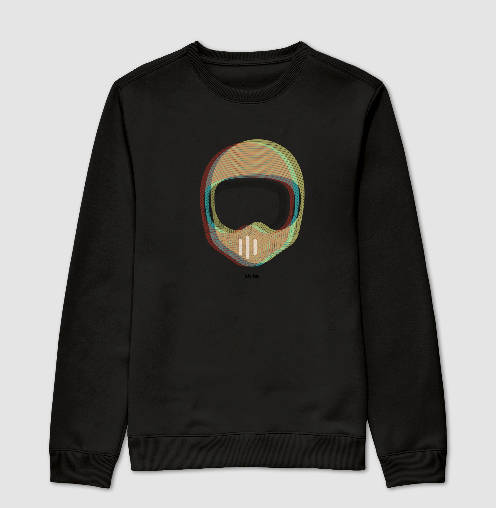 Moletom suéter slim hall of fame capacete