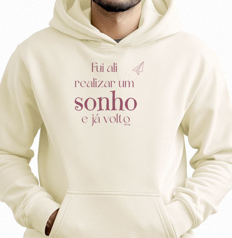 Fui ali realizar um sonho