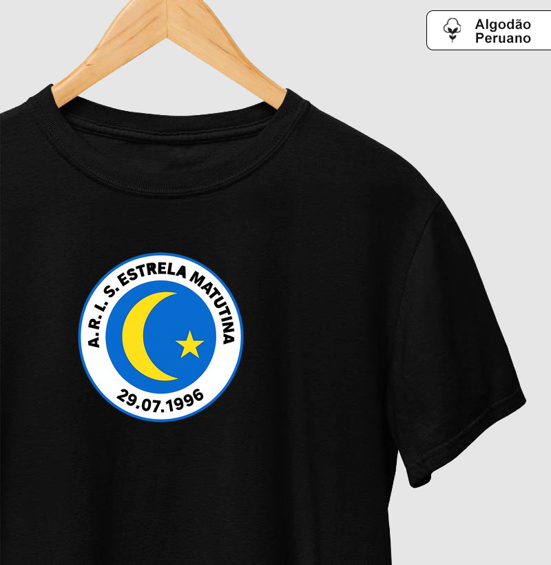 Camiseta Algodão Peruano ARLS Estrela Matutina (centro) - Mr. GADU