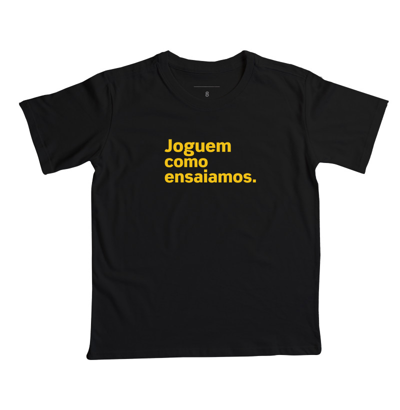 Joguem como ensaiamos.