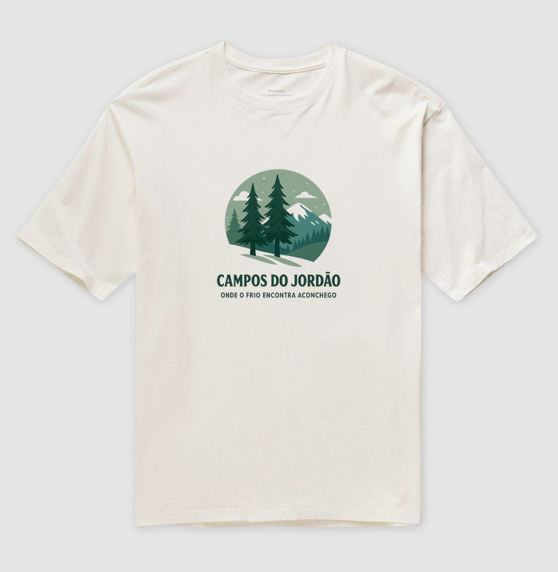 Camiseta Campos do Jordão – Onde o frio encontra aconchego