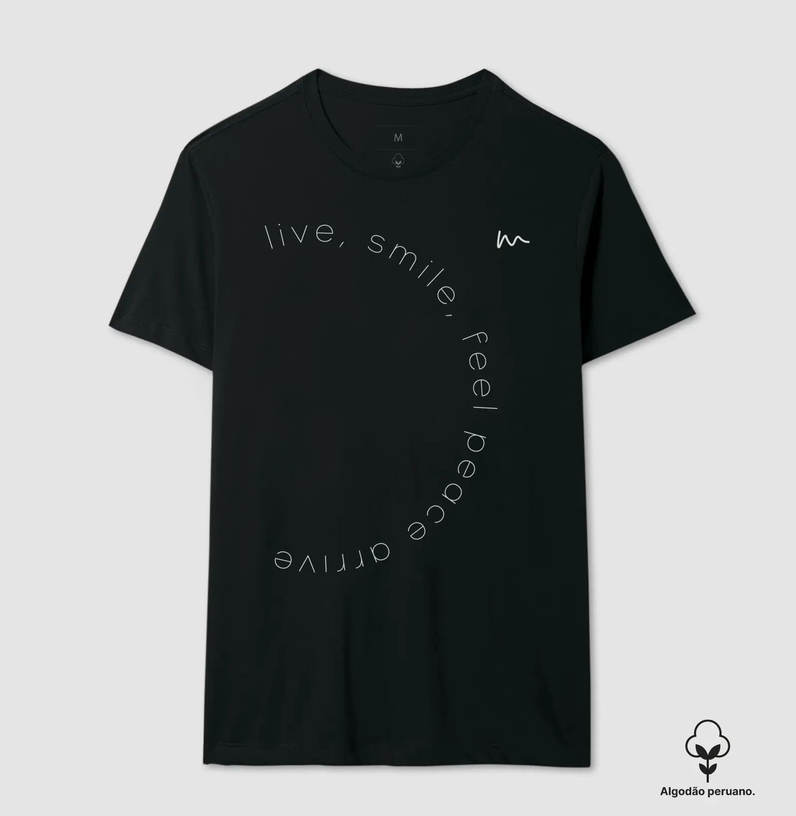 Camiseta Premium Algodão Peruano Viver