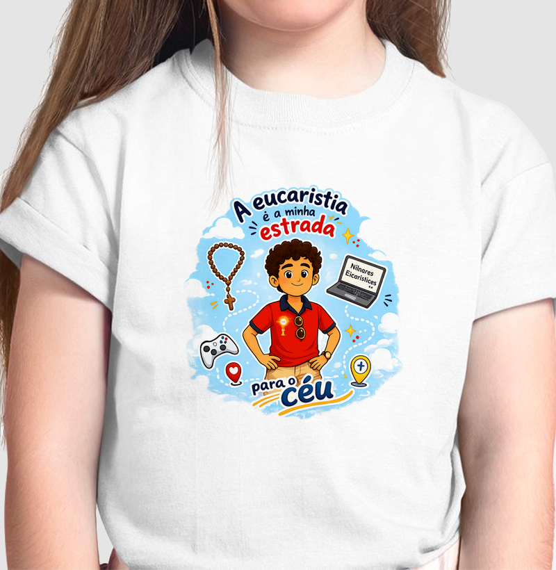 Camiseta Infantil Carlo Acutis