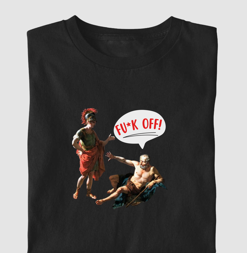 Diógenes vs. Alexandre - Rejeição Filosófica ao Poder