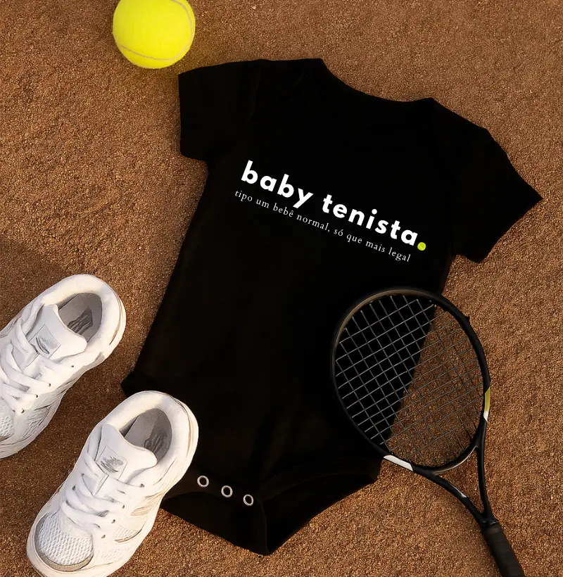 Baby tenista - definição - minimalista