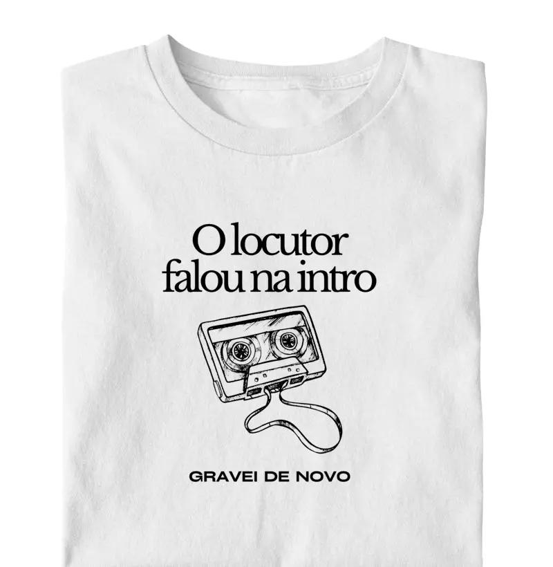Camiseta Gravei de Novo