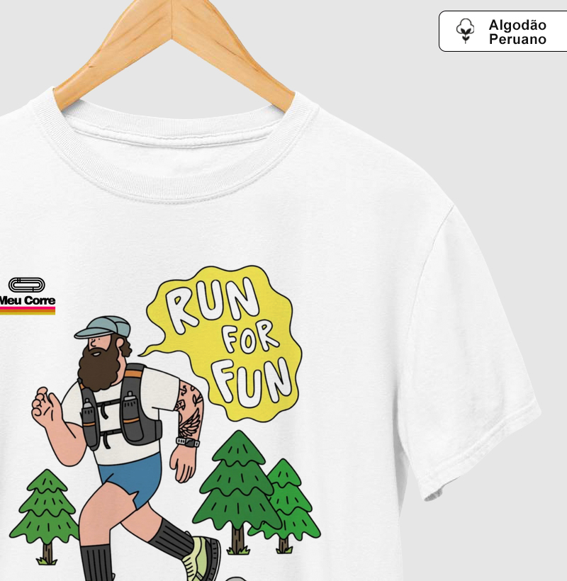 RUN FOR FUN! ALGODÃO PERUANO