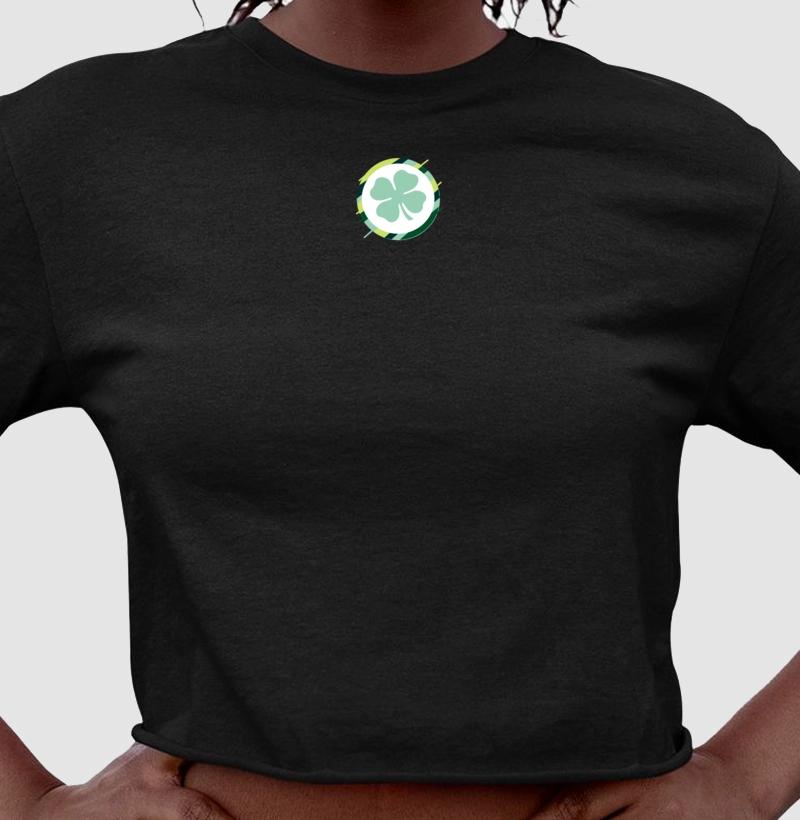 Camiseta Cropped Green Toned