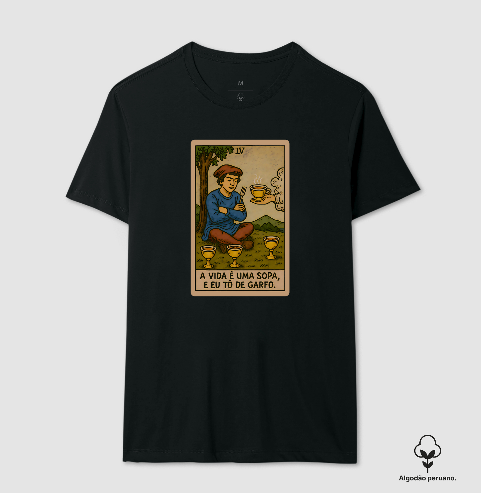 A vida é uma sopa e eu tô de garfo