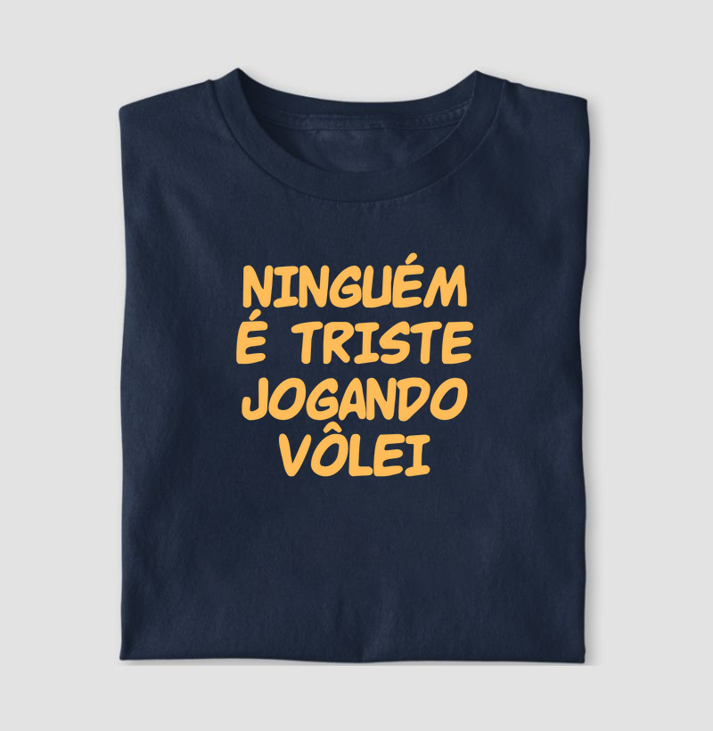 Ninguém é triste jogando vôlei