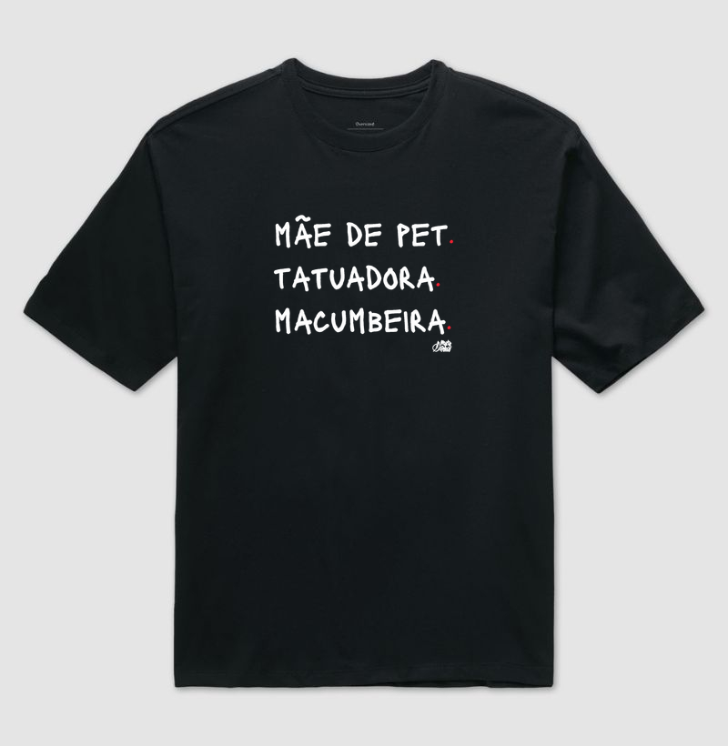 Suéter Moletom Mãe de Pet, Tatuadora & Macumbeira Maria Patuá