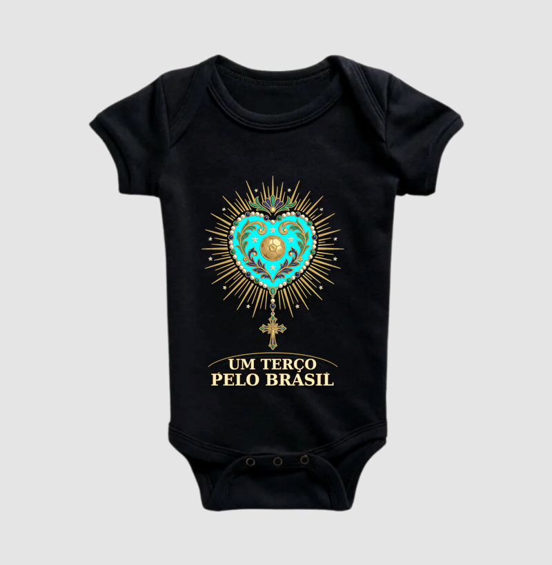 Pátria, Um terço pelo Brasil - Body Infantil