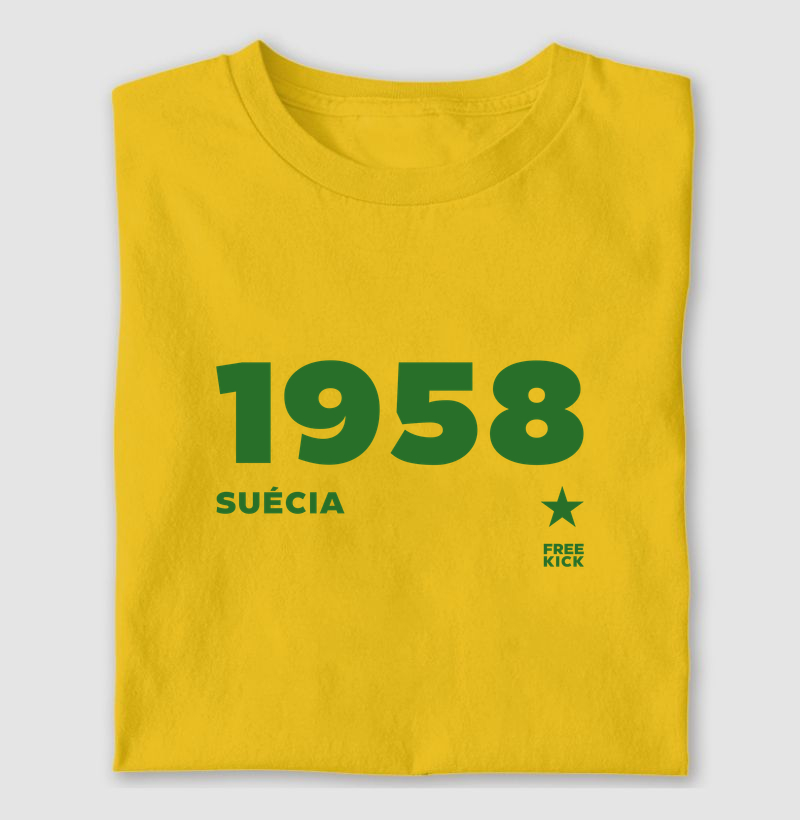 CAMISETA FREE KICK BRASIL 1958