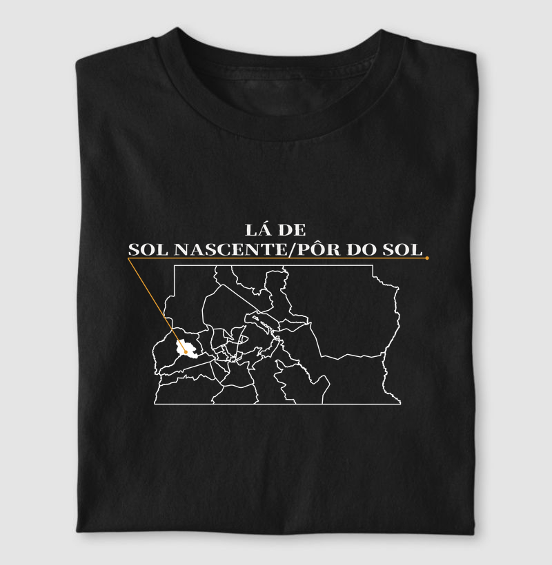Sol Nascente/Pôr do Sol | Origem DF - Camiseta