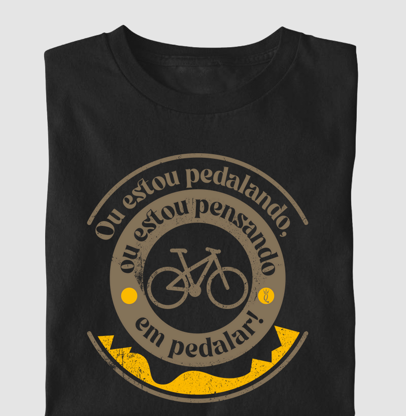 Ou estou pedalando, ou pensando em pedalar