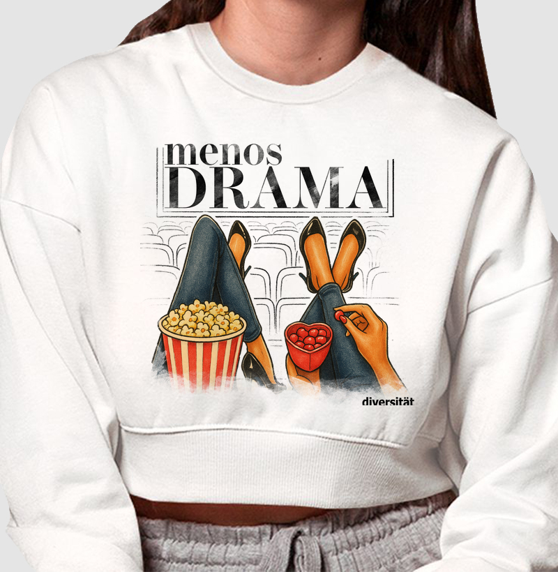 Gi Alkmin - Coleção TPM - Cropped Moletom 