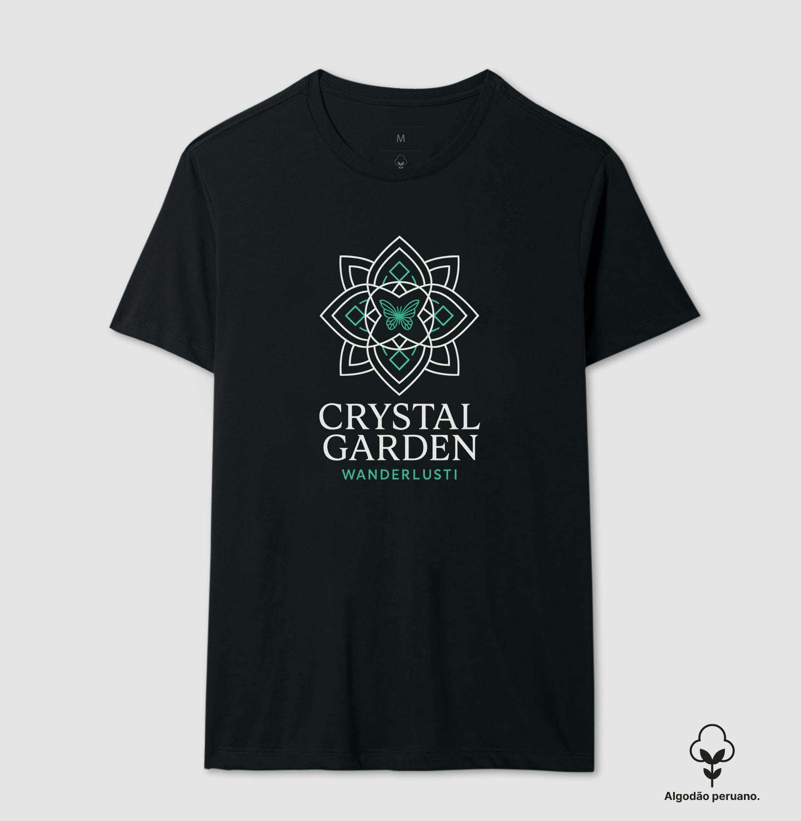 Camiseta Algodão Peruano Mandala Tribal