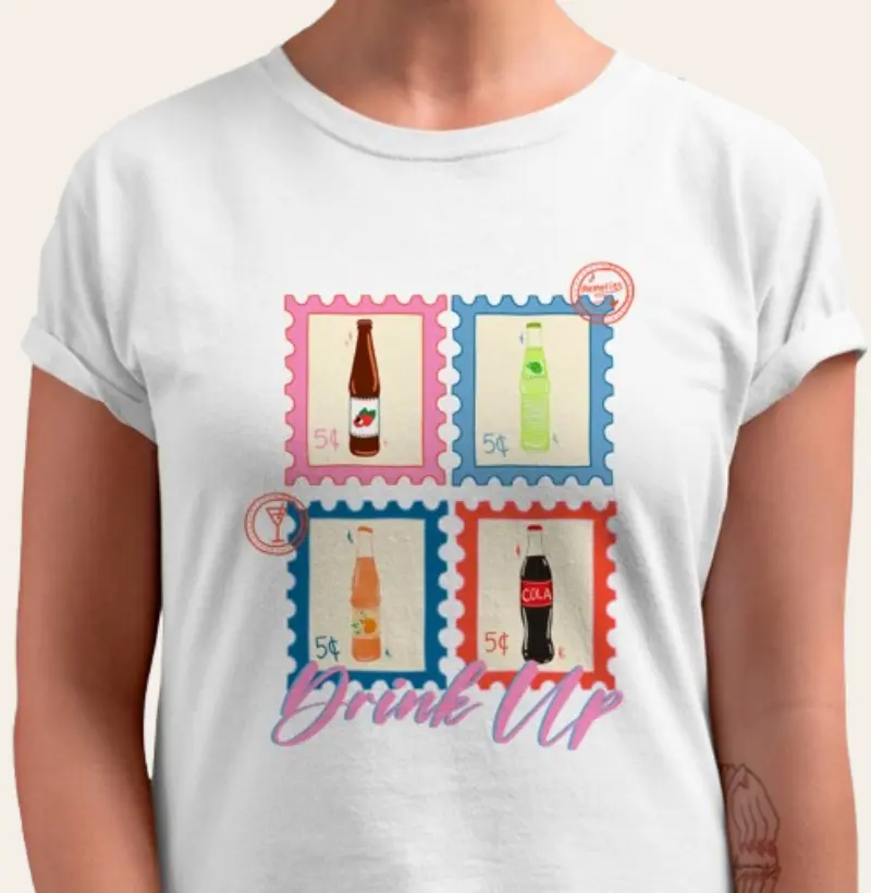 Camiseta Algodão Peruano - Drink Up