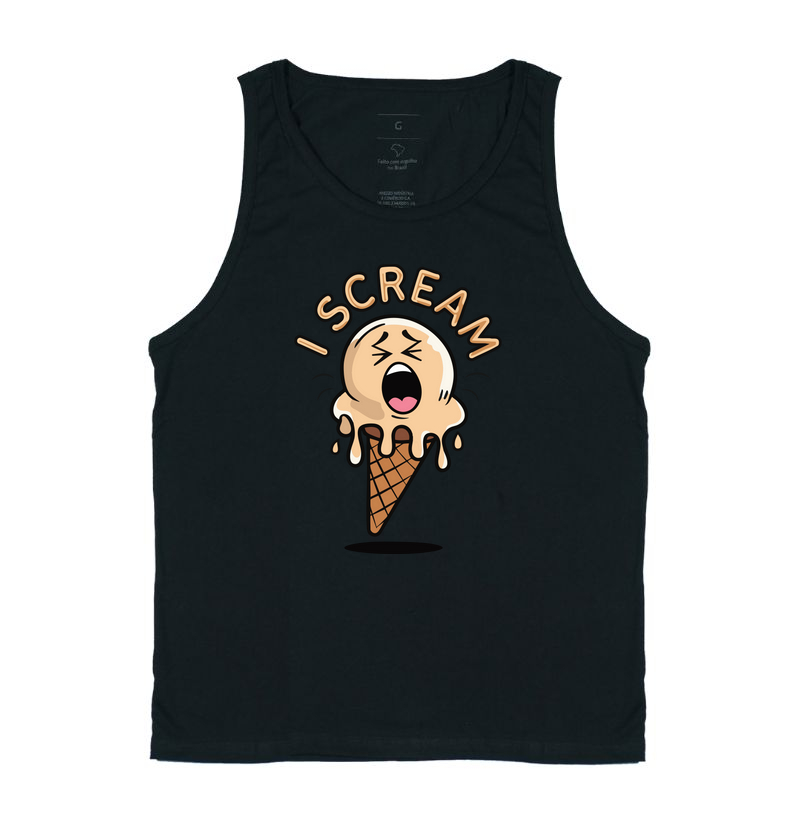 Camiseta I scream, ice cream