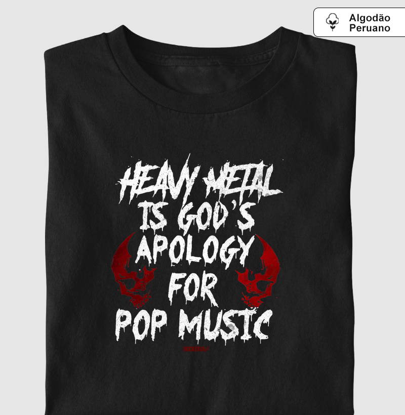 Camiseta Algodão Peruano God´s Apology