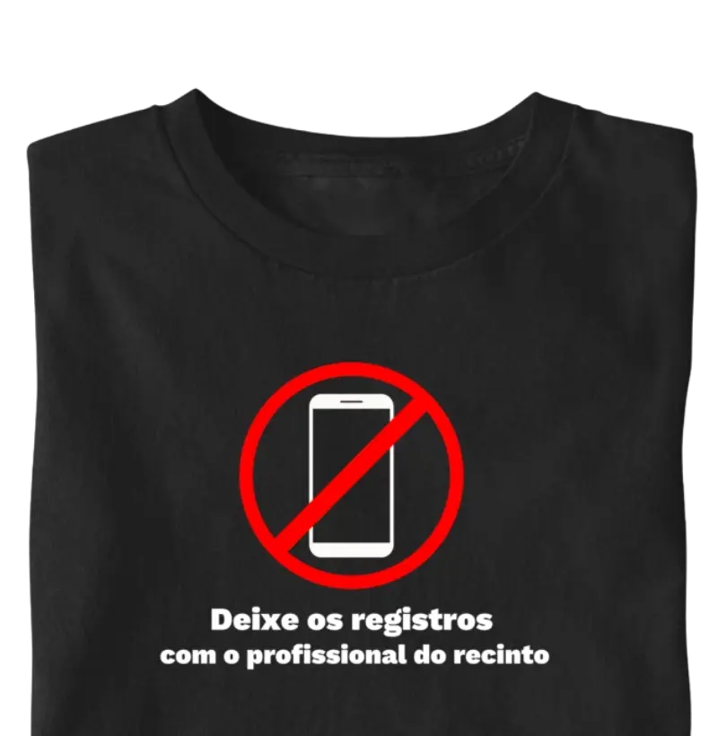 Deixe os registros com o profissional do recinto 