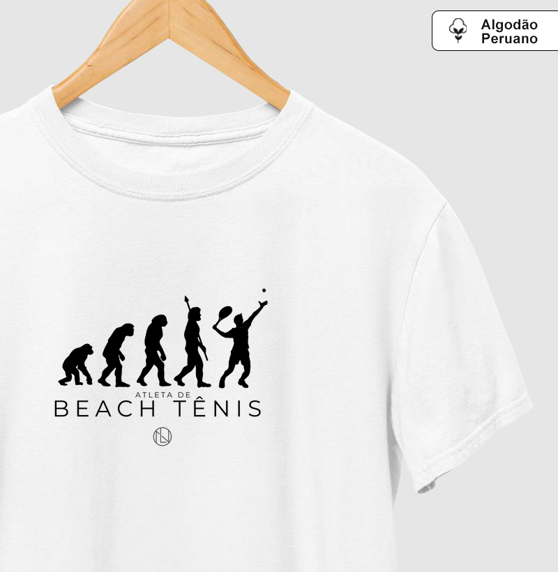 Camiseta Algodão peruano do Atleta de Beach Tennis