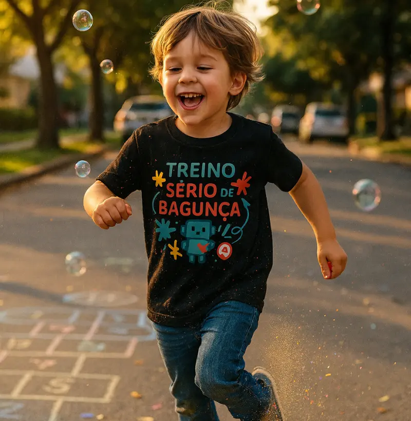Treino sério de bagunça