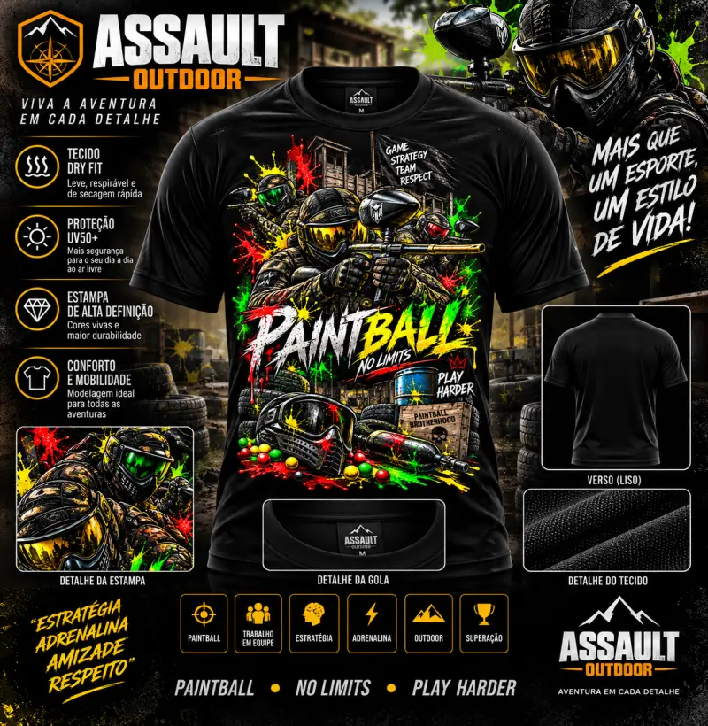 PAINTBALL NO LIMITS - Camiseta