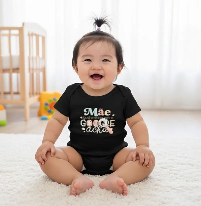 Body Bebê Mãe Única