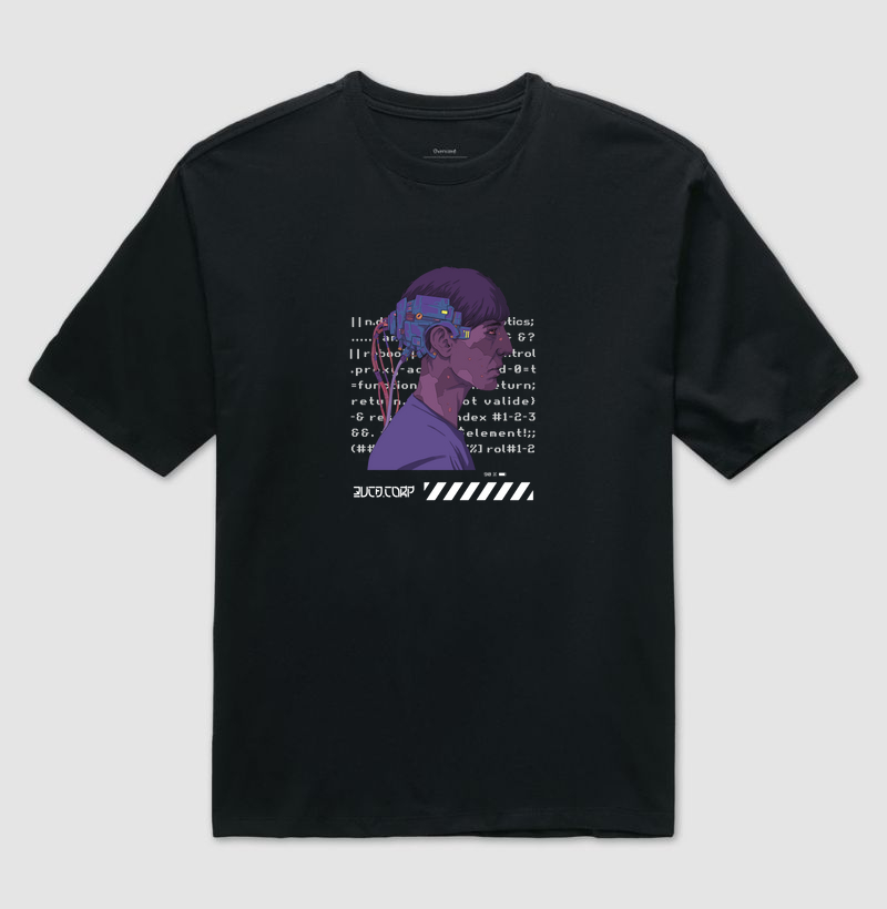 Camiseta Androide Oversized