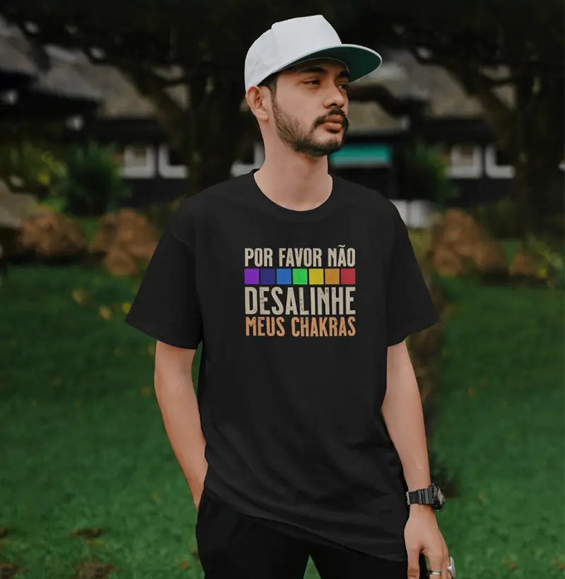 Camiseta - Não desalinhe meus chakras
