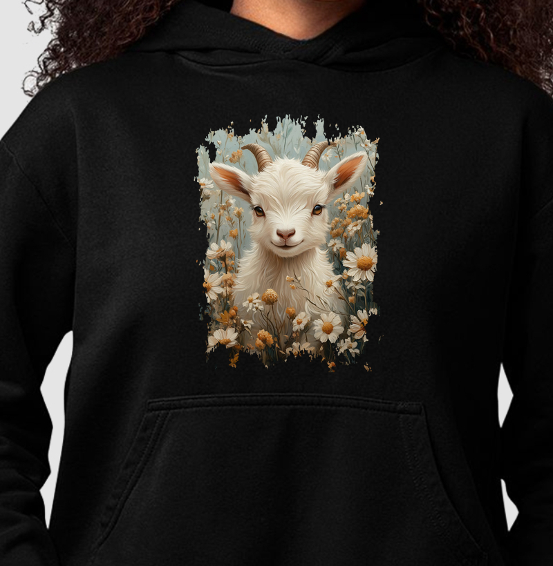 Hoodie Baby Cabra e o Campo das Margaridas