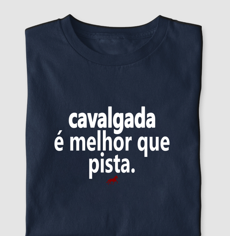 Cavalgada é melhor que pista