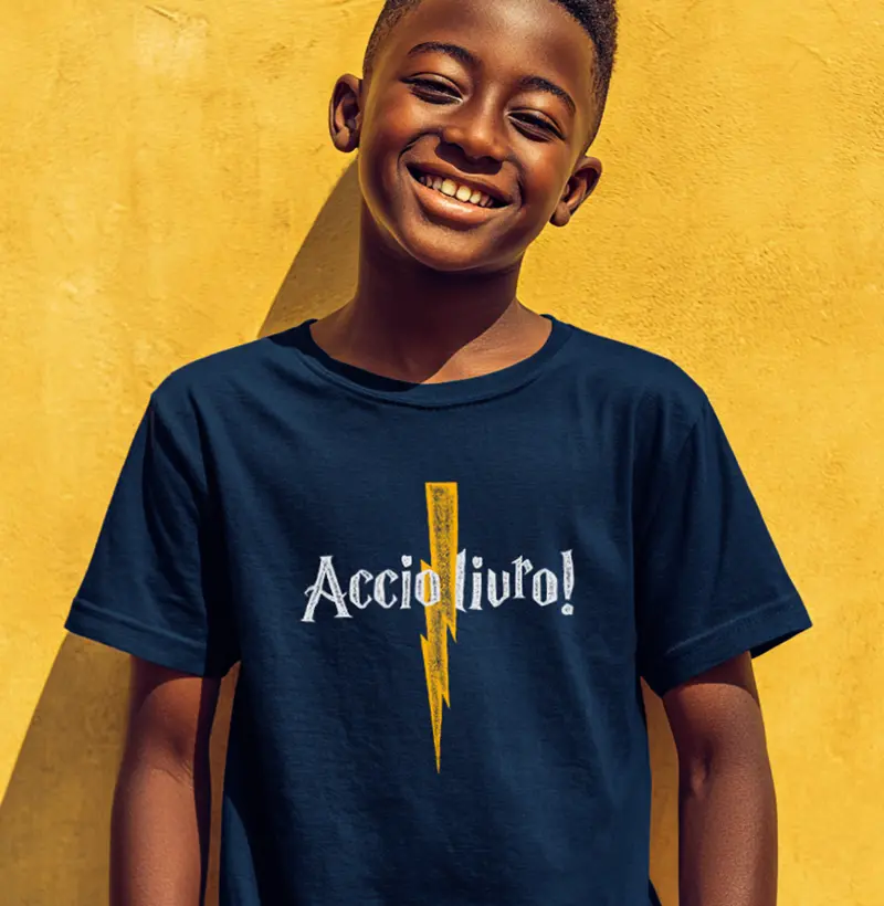 Accio Livro! Camiseta Infantil | CAMPA!