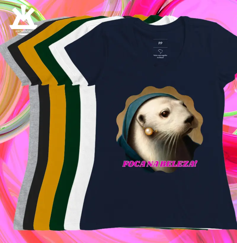 2002 Camiseta Foca na Beleza