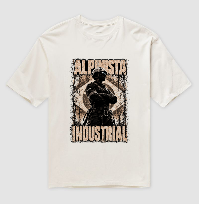 Alpinista Industrial - Homem Irata - Camiseta Oversized