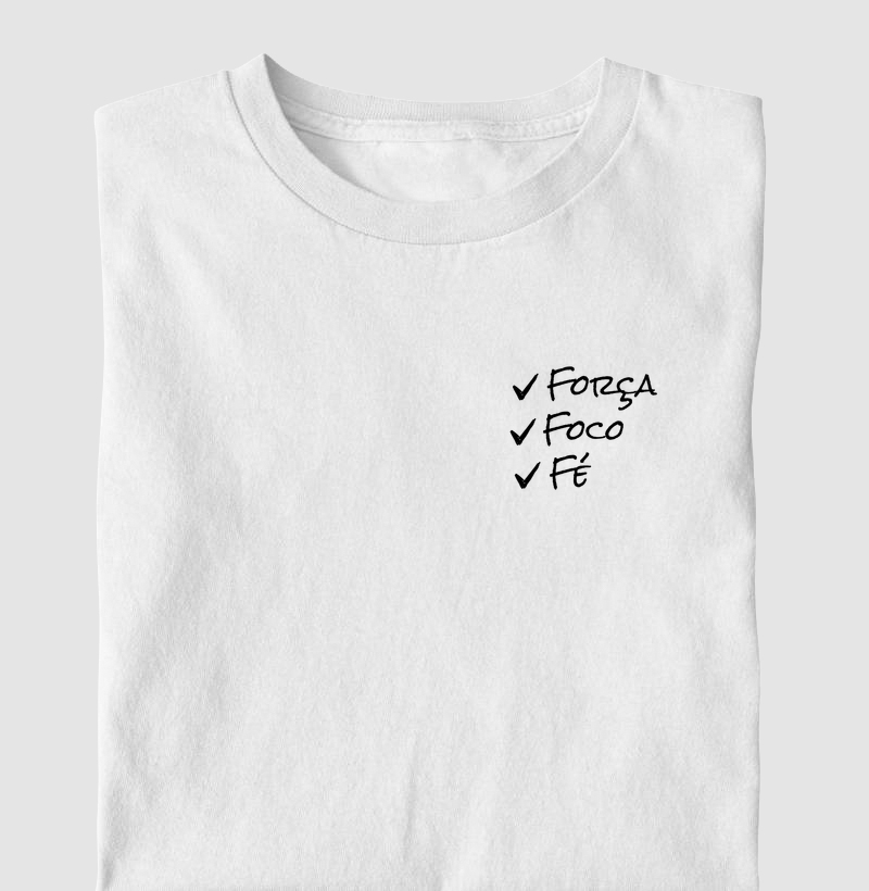 Força Foco Fé Bolso