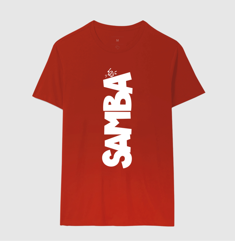 SAMBA VERMELHO E BRANCO