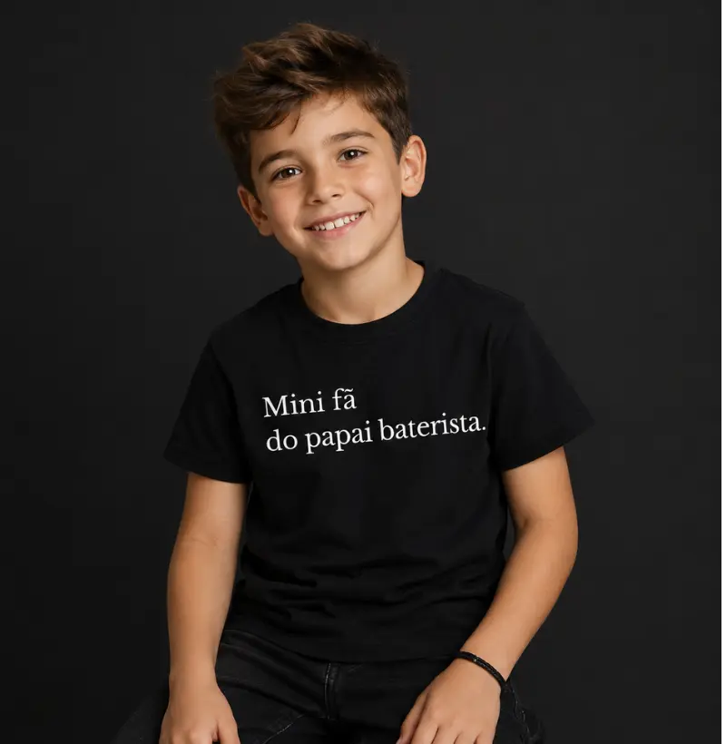 MINI FÃ DO PAPAI BATERISTA